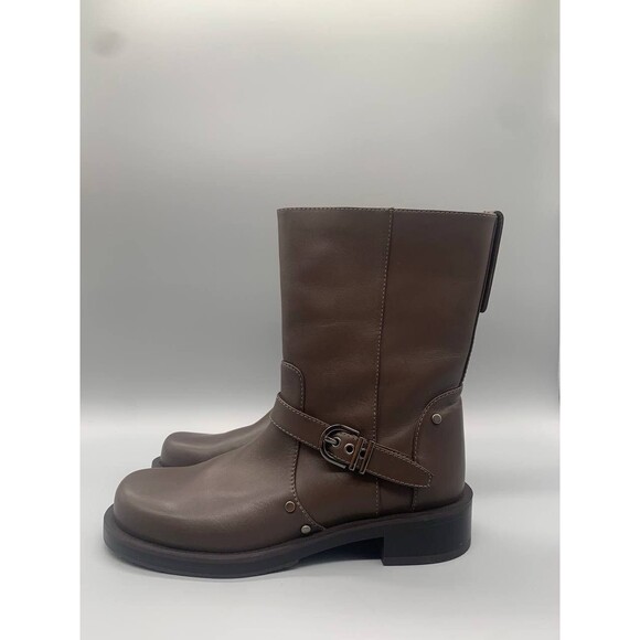 Stuart Weitzman Maverick Pull-On Boots Walnut Brown EU 38 US 7.5 - Picture 1 of 16